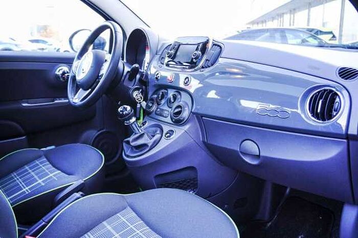 Fiat 500 8fach bereift, HU neu, nur 9.922km!